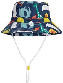 img 3 attached to 🧢 ESTAMICO Bucket Hats for Girls and Boys - Stylish and Protective Toddler Accessories