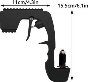 img 2 attached to Bubbly Sparkling Champagne Gun: Adjustable Stopper for Party, Club, and Bar - Jet for Bottled Beer - Al Alloy (Black)