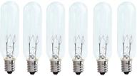 💡 long-lasting 25 watts bulbs for himalayan salt lamps - pack of 6, e12 candelabra base logo
