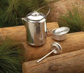 img 3 attached to Texsport Aluminum 9 Cup Percolator Coffee Maker: Essential Outdoor Camping Gear