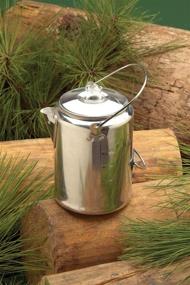 img 2 attached to Texsport Aluminum 9 Cup Percolator Coffee Maker: Essential Outdoor Camping Gear