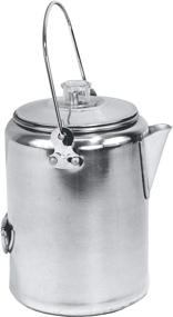 img 4 attached to Texsport Aluminum 9 Cup Percolator Coffee Maker: Essential Outdoor Camping Gear