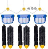 🧹 ideal replacement parts kit for irobot roomba 600 series – bristle & flexible beater brushes, 3-armed brushes, and aero vac filters логотип