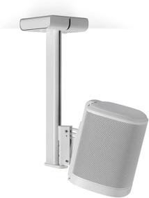 img 1 attached to Enhance Your Audio Setup with Flexson Ceiling Mount for Sonos One or Play:1 (White)