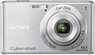 📷 sony cyber-shot dsc-w530 14.1 мп цифровая камера с объективом carl zeiss, 4-кратным широкоугольным зумом и жк-дисплеем 2,7 дюйма - серебристого цвета (старая модель) логотип