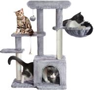 🐾 pawstory multi-level cat furniture - cat tree with sisal scratching post, hammock perch, kitten toys - ideal for indoor cats, kittens, and adult cats logo