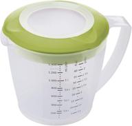 🍶 westmark 47-ounce green multipurpose measuring cup and mixing pitcher: splash guard included logo