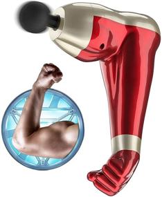 img 4 attached to 💪 CANHEAL Arm-Bionic Percussion Muscle Massage Gun - Upgraded Version with 8 Head Attachments and 6 Speeds - Ideal for Athletes' Back and Shoulder Muscle Soreness Recovery