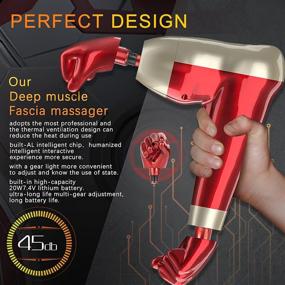 img 1 attached to 💪 CANHEAL Arm-Bionic Percussion Muscle Massage Gun - Upgraded Version with 8 Head Attachments and 6 Speeds - Ideal for Athletes' Back and Shoulder Muscle Soreness Recovery