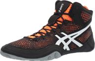 black 🔲 asics gable wrestling shoes логотип