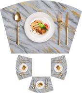 homing waterproof placemats: round table protection for every occasion logo