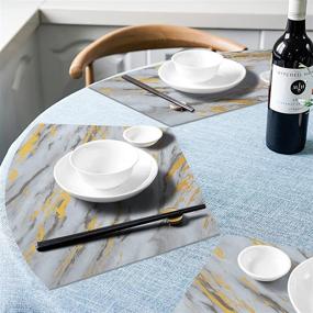 img 3 attached to Homing Waterproof Placemats: Round Table Protection for Every Occasion