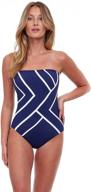 gottex womens bandeau swimsuit mirage logo