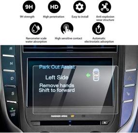 img 3 attached to 🔒 YEE PIN Защитная пленка для экрана Lincoln Sync 3: максимальная защита для Lincoln MKC MKS Sync 2 Sync 3 AppLink Центр управления сенсорного экрана Навигация Glass для автомобиля 2015-2019 Lincoln MKC MKS Sync 2 Sync 3 AppLink.