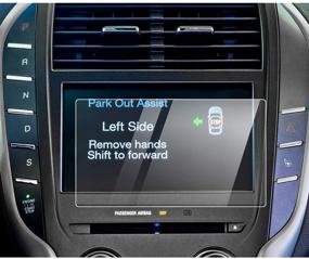 img 4 attached to 🔒 YEE PIN Защитная пленка для экрана Lincoln Sync 3: максимальная защита для Lincoln MKC MKS Sync 2 Sync 3 AppLink Центр управления сенсорного экрана Навигация Glass для автомобиля 2015-2019 Lincoln MKC MKS Sync 2 Sync 3 AppLink.