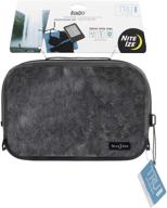 🧳 nite ize runoff waterproof packing cubes - ip67 waterproof travel bag with compression, charcoal - dry bag логотип