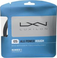 🎾 luxilon alu power rough 125 silver tennis string with big banger technology логотип