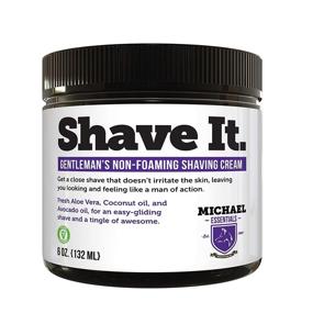 img 1 attached to Coconut & Avocado Oil-based Non-Foaming Organic Shaving Cream: Gentle, Smooth Shave!