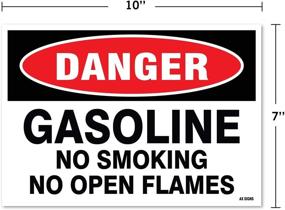 img 2 attached to Danger Gasoline Adhesive Protected Waterproof