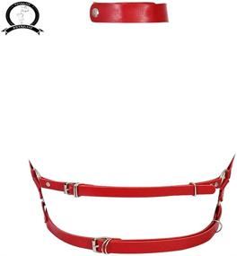 img 2 attached to Leather Harness Adjust Festival Costume Women's Accessories