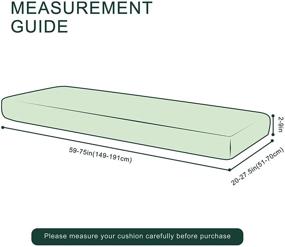 img 2 attached to Хоквей: Наматрасник-чехол для дивана с эластичностью, реверсивный защитный чехол для подушек, защитные наматрасники для дивана (Кирпичный)