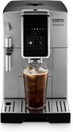 ☕ de’longhi dinamica ecam35025sb: ultimate truebrew over ice™ coffee and espresso machine with adjustable frother logo