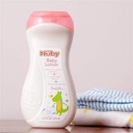 👶 nuby baby lotion powder scent naturally inspired by dr. talbot's - citroganix, 9.3 fl oz: a gentle and nourishing skincare option for babies logo