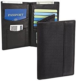 img 1 attached to 🔒 Ultimate RFID Blocking Men's Travel Accessories in Sleek Black - Travelon