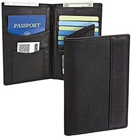 img 2 attached to 🔒 Ultimate RFID Blocking Men's Travel Accessories in Sleek Black - Travelon