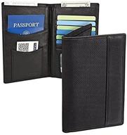 🔒 ultimate rfid blocking men's travel accessories in sleek black - travelon logo