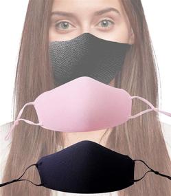 img 4 attached to 👍 Versatile Unisex Adjustable Face Mask - Reusable & Washable - Comfortable & Breathable Face Cover