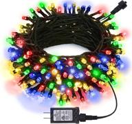 🎄 lomotech multicolor christmas lights: 200 led string light with timer function - ideal for christmas, garden, holiday decoration логотип