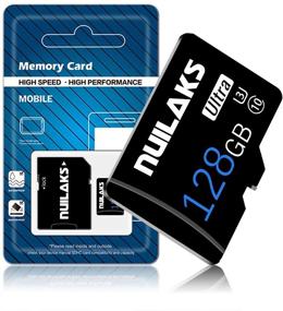 img 3 attached to 📷 High-Speed 128GB Micro SD Card with Card Adapter for Camera, Phone, Computer, Dash Camera, Tachograph, Tablet, and Drone - Boosted Memory MicroSD Card