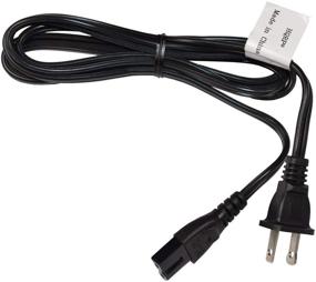 img 2 attached to 🔌 HQRP AC Power Cable Cord for VIZIO E-Series E221-A1 E241-A1 E291-A1 E320-A1 E370-A0 E390-A1 E420-A0 E470-A0 LED HDTV [UL Listed] + HQRP Euro Plug Adapter