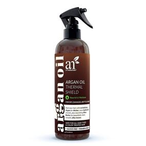 img 4 attached to 🔥 ArtNaturals Thermal Hair Protector Spray - Ultimate Heat Protectant with Argan Oil - Say Goodbye to Hair Damage and Split Ends!