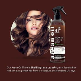 img 3 attached to 🔥 ArtNaturals Thermal Hair Protector Spray - Ultimate Heat Protectant with Argan Oil - Say Goodbye to Hair Damage and Split Ends!
