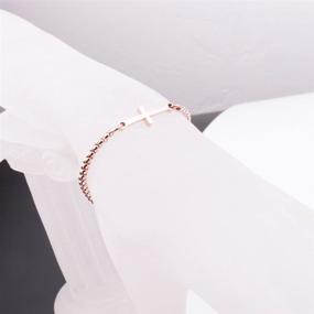 img 3 attached to 📿 Religious Sideways Bracelet for Girls - REEBOOO Jewelry