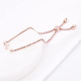 img 2 attached to 📿 Religious Sideways Bracelet for Girls - REEBOOO Jewelry