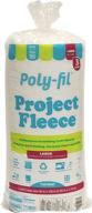 🧶 poly-fil проект флис 90 "x 108" в белом цвете от fairfield vfw90 логотип