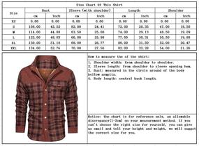 img 1 attached to 👔 Stylish Winter Corduroy Flannel Plaid Khaki Men's Shirts by Chouyatou