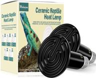 🔥 ceramic heat emitter 150w - makmzoon ceramic heat bulb for reptile heat lamp, brooders, chicken coops, chameleons, turtles, birds, snakes - 2 pack logo