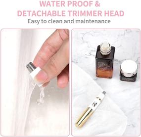 img 1 attached to Trimmer Painless Eyebrow Professional Waterproof