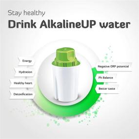 img 2 attached to 🚰 Dafi Astra LED 12 Cup Alkaline Water Pitcher with Anthracite BPA-Free Filter - Made in Europe