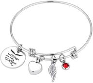 dletay stainless steel cremation bracelet: 💖 heart charm ashes holder for a meaningful memorial logo