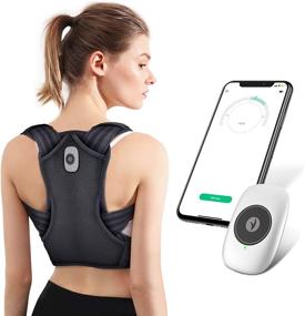 img 4 attached to 👨 Smart Posture Trainer: Pose Up Posture Corrector with Adjustable Angle, Hunchback Reminder, and Comfortable Upper Back Brace for Men and Women - XL Size (38"-48") - Promotes Pain Relief and Improved Posture