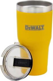 img 2 attached to DEWALT Stainless Steel Tumbler Review: Yellow, 30 Ounce Capacity, Durable & Reliable