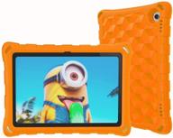 🧡 h d 8 tablet case, h d 8 plus tablet case for kids - 10th generation, 2020 release - orange logo