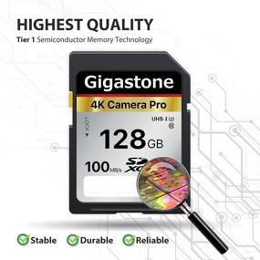 img 3 attached to 💾 High Speed Gigastone 128GB SDXC Memory Card: Ideal for 4K Ultra HD Video, Compatible with Canon, Nikon, Sony, Pentax, Kodak, Olympus, Panasonic Digital Cameras