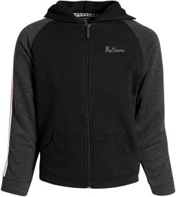 img 4 attached to 👦 Boys' Zip Up Fleece Hoodie Sweatshirt by Ben Sherman