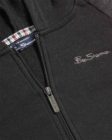 img 1 attached to 👦 Boys' Zip Up Fleece Hoodie Sweatshirt by Ben Sherman